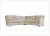 Ventura Sectional Sofa | L-Shaped | Beige Fabric| Bernhardt