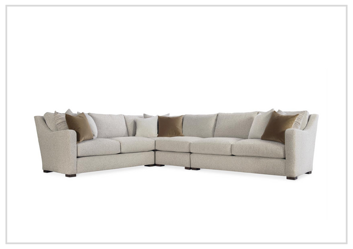Ventura Sectional Sofa | L-Shaped | Beige Fabric| Bernhardt