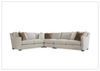 Ventura Sectional Sofa | L-Shaped | Beige Fabric| Bernhardt