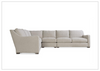 Ventura Sectional Sofa | L-Shaped | Beige Fabric| Bernhardt