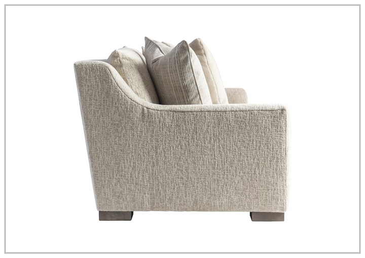 Gabi Cream Fabric Sofa | Plush Feather Down Cushion | Bernhardt