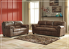 Bradford 3 Seater Sofa | Faux Leather | Attached Back Cushions | Gio Italia