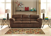 Bradford 3 Seater Sofa | Faux Leather | Attached Back Cushions | Gio Italia