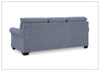 Como Bella Queen Sofa Sleeper | Nuvella™ Blue fabric | Roll Arms | Gio Italia