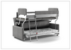 Elevate Bunk Bed Sleeper | Fabric | Foam mattress | Luonto