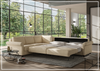Flex King Sectional Sleeper Sofa | Beige Fabric | Nest Mechanism | Luonto