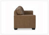 Bella 3-Seater Caramel Brown Leather Sofa |  HR Foam Cushions | Gio Italia