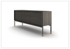Bossanova 3-Drawer Buffet | Brown Wood | Metal legs | Gio Italia