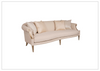 Clarkson 3-Seater Sofa | Long Cushion Seat | Beige Fabric | Klaussner