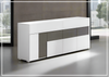 Urban Feast 4-Drawer Buffet | Adjustable Shelves | High Gloss Finish | Gio Italia
