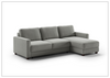 Luonto Hampton Queen Fabric Sectional Sleeper Sofa with Storage-Jenniihome