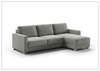 Luonto Hampton Queen Fabric Sectional Sleeper Sofa with Storage-Jenniihome