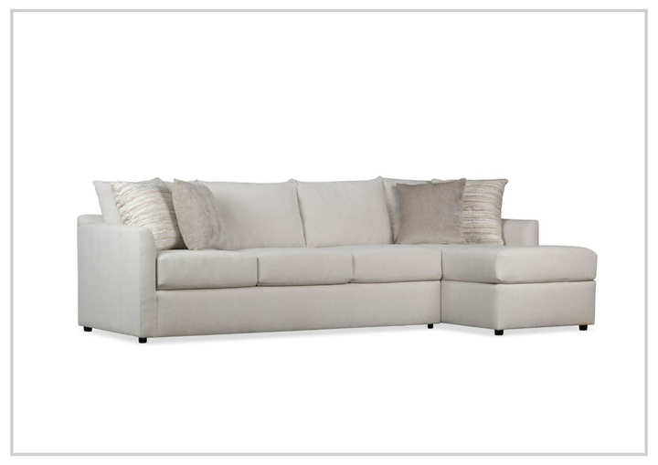 Klaussner Arden L-Shape 2 Piece Fabric  Sectional Sofa-Jennihome