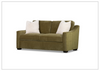 Klaussner Kavon Fabric Sofa with Slope Arms in Olive Green-Jennihome