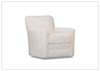 Klaussner Marlow Fabric Swivel Accent Chair with Track Arms