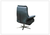 Klaussner Serano Blaze  Blue Leather Swivel Power Recliner Lift Chair-Jennihome