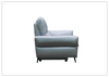 Klaussner Serenita Leather Blue Power Reclining Chair-Jennihome