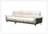 Klaussner Viana 3-seater Leather Sofa with Cushion Seat and Tufted Back-Jennihome