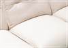 Klaussner Viana 3-seater Leather Sofa with Cushion Seat and Tufted Back-Jennihome