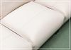 Klaussner Viana 3-seater Leather Sofa with Cushion Seat and Tufted Back-Jennihome