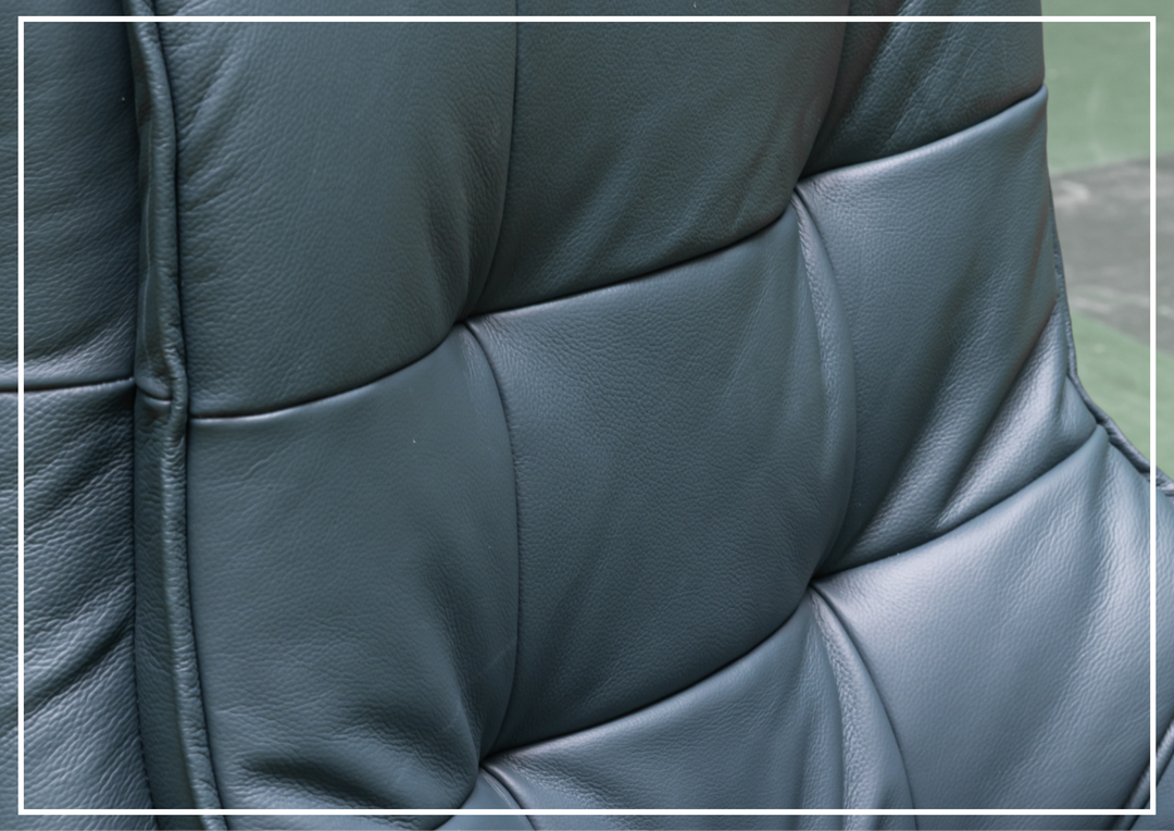 Klaussner Serano Blaze  Blue Leather Swivel Power Recliner Lift Chair-Jennihome