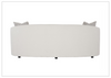 Elle 3-Seater Sofa | White Fabric | 3 Accent Pillows | Bernhardt
