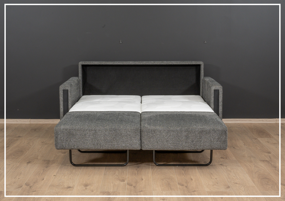 Fjords Mia Fabric Sleeper Sofa in Gray Color-Jennihome