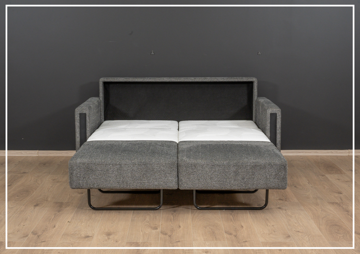 Fjords Mia Fabric Sleeper Sofa in Gray Color-Jennihome