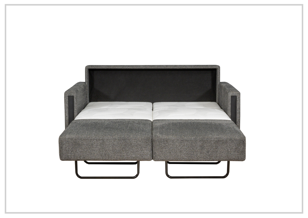 Fjords Mia Fabric Sleeper Sofa in Gray Color-Jennihome