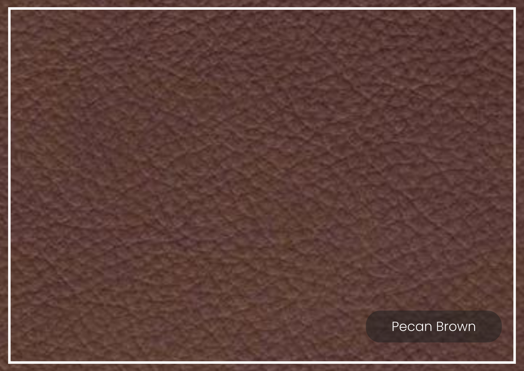Hydeline Camano Leather Sofa With Nail-Head Finish
