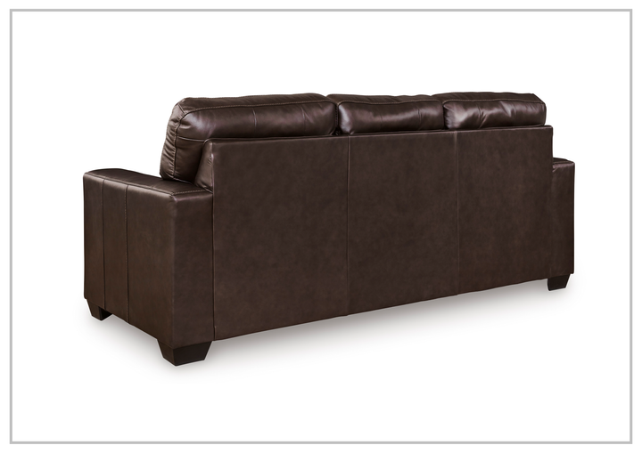 Salvatore Queen Leather Sofa Sleeper | Memory Foam Mattress | Gio Italia