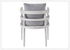 Coastal Living South Beach Outdoor Gray Dining Chair-Jennihome