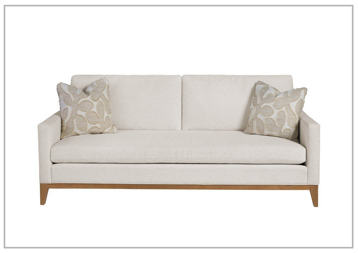 Escape-Coastal Jude 3-seater Sofa | White Fabric | Universal Furniture