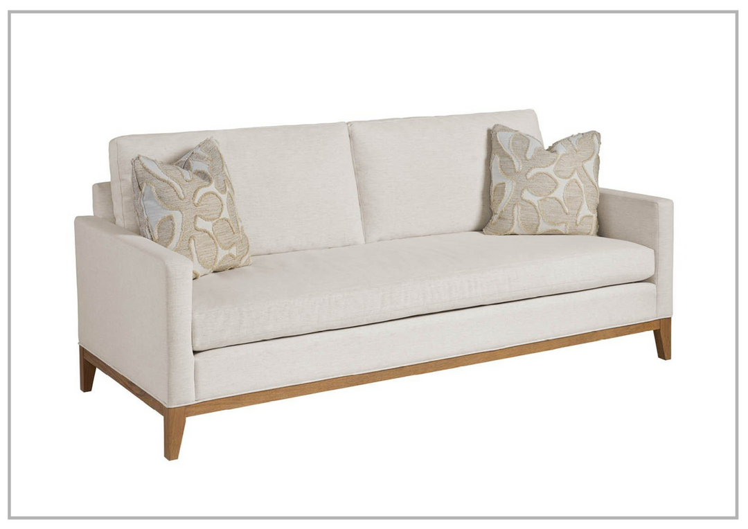 Escape-Coastal Jude 3-seater Sofa | White Fabric | Universal Furniture
