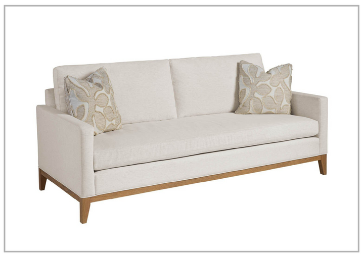 Escape-Coastal Jude 3-seater Sofa | White Fabric | Universal Furniture