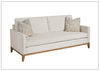 Escape-Coastal Jude 3-seater Sofa | White Fabric | Universal Furniture