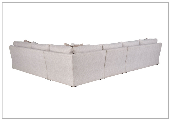 Hadlee Sectional Sofa | Beige Fabric | L-Shape | Universal Furniture