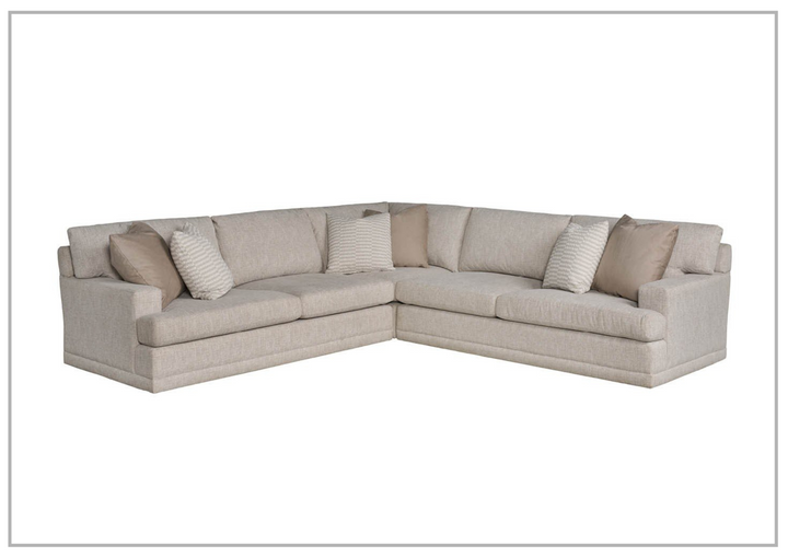 Hadlee Sectional Sofa | Beige Fabric | L-Shape | Universal Furniture