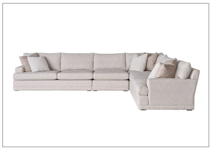 Hadlee Sectional Sofa | Beige Fabric | L-Shape | Universal Furniture
