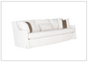 Hudson 3-Seater Sofa | White Fabric | Universal Furniture