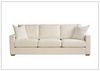 Leah Asbury Oatmeal 3-seater Sofa | Beige Fabric | Universal Furniture