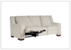 Universal Furniture Rhodes 3-Seater Power Recliner Fabric Sofa in White