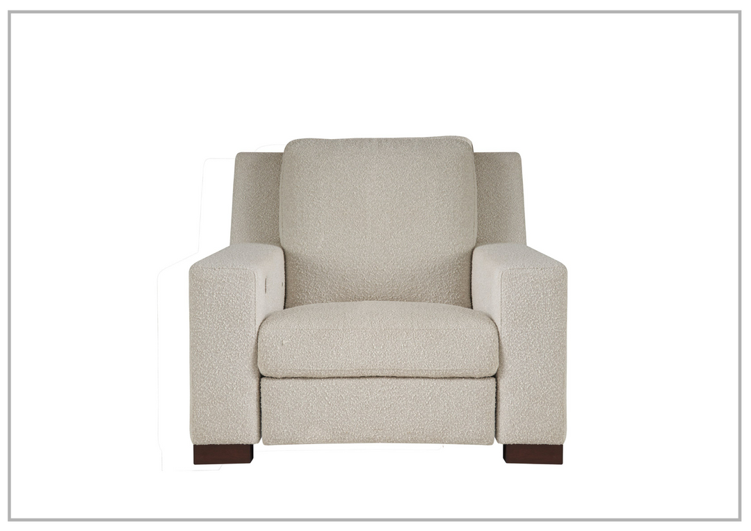 Universal Furniture Rhodes Power Motion Recliner Chair in White-sofabed.com