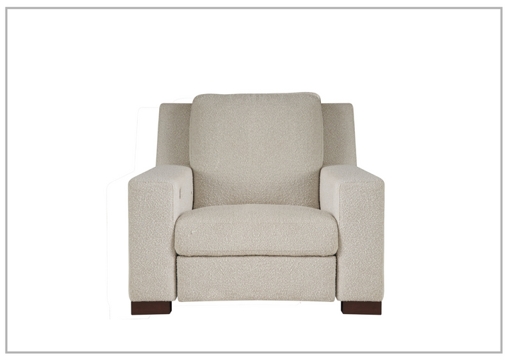 Universal Furniture Rhodes Power Motion Recliner Chair in White-sofabed.com
