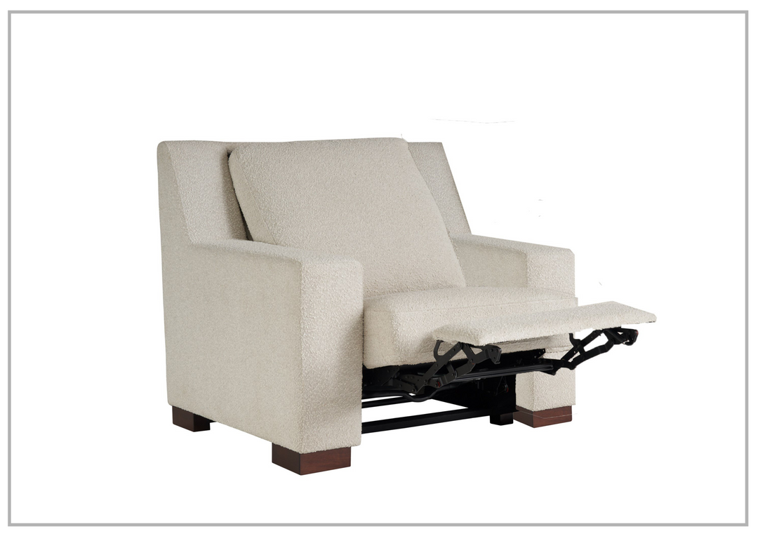 Universal Furniture Rhodes Power Motion Recliner Fabric Chair in White