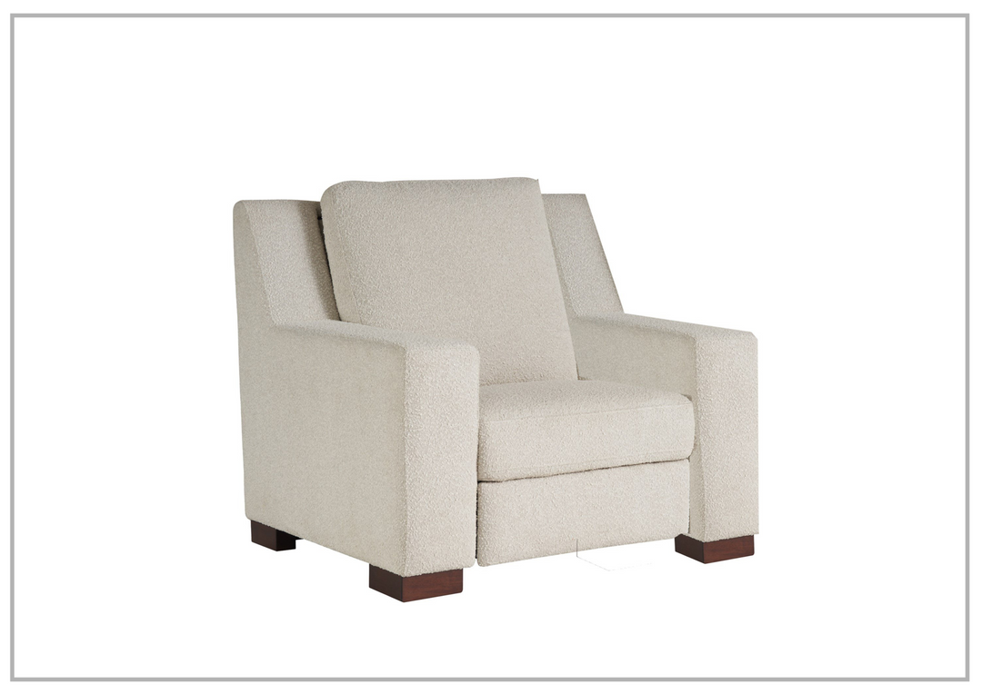 Universal Furniture Rhodes Power Motion Recliner Fabric Chair in White
