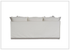 Siesta Key 3-Seater Sofa | White Fabric | Universal Furniture