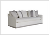 Siesta Key 3-Seater Sofa | White Fabric | Universal Furniture