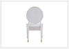 Love Joy Bliss Oval Side Chair | White Upholstered Seat | Universal Furniture