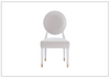 Love Joy Bliss Oval Side Chair | White Upholstered Seat | Universal Furniture